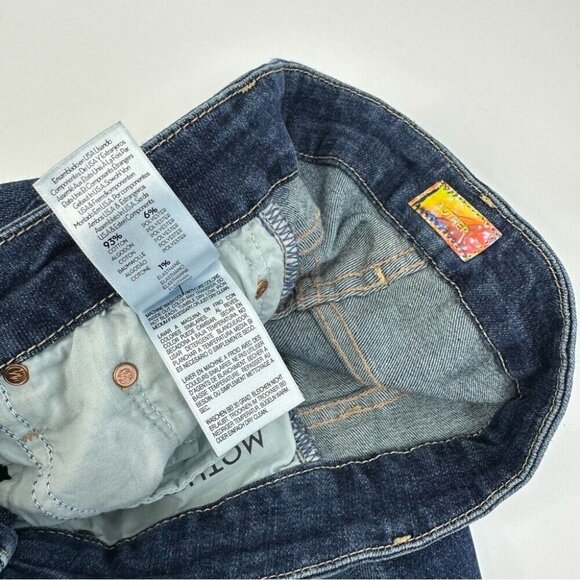 Mother Women's‎ Looker Ankle Fray Girl Crush Raw Hem Designer Jeans W26-28/L26 - Picture 7 of 11